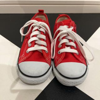 コンバース(CONVERSE)のコンバース スニーカー レッド 18cm(スニーカー)