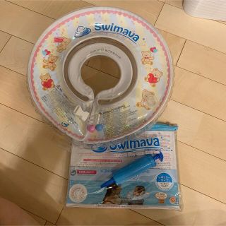 トイザラス(トイザらス)の⭐︎スイマーバ　swimava 首リング　くま柄　浮き輪　お風呂　プール(お風呂のおもちゃ)