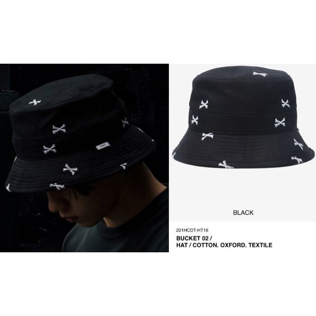 W)taps(ダブルタップス)のBLACK XL 22SS WTAPS BUCKET 02 / HAT / CO メンズの帽子(ハット)の商品写真