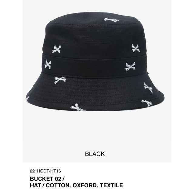 W)taps(ダブルタップス)のBLACK XL 22SS WTAPS BUCKET 02 / HAT / CO メンズの帽子(ハット)の商品写真