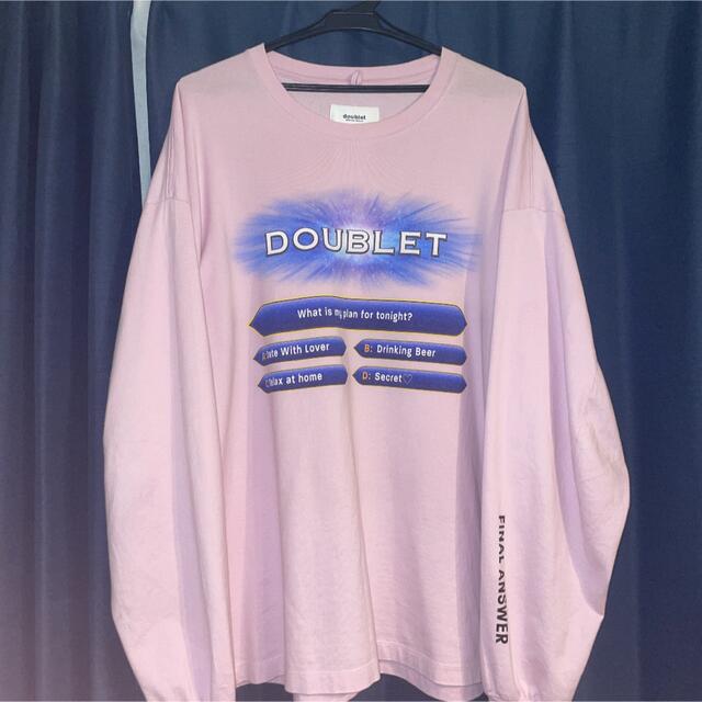 doublet wism rainmaker クレジットカード　長袖　ロンT