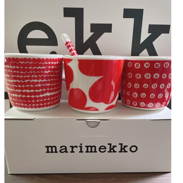 marimekko(マリメッコ)のマリメッコ マグカップ スプーン marimekko  インテリア/住まい/日用品のキッチン/食器(食器)の商品写真