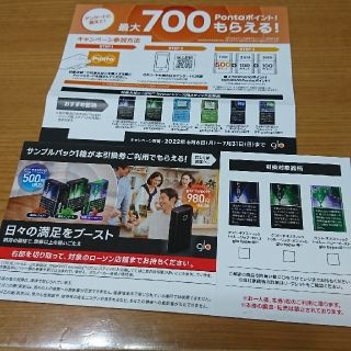 ローソン たばこ 引換券 ケント glo サンプル(タバコグッズ)