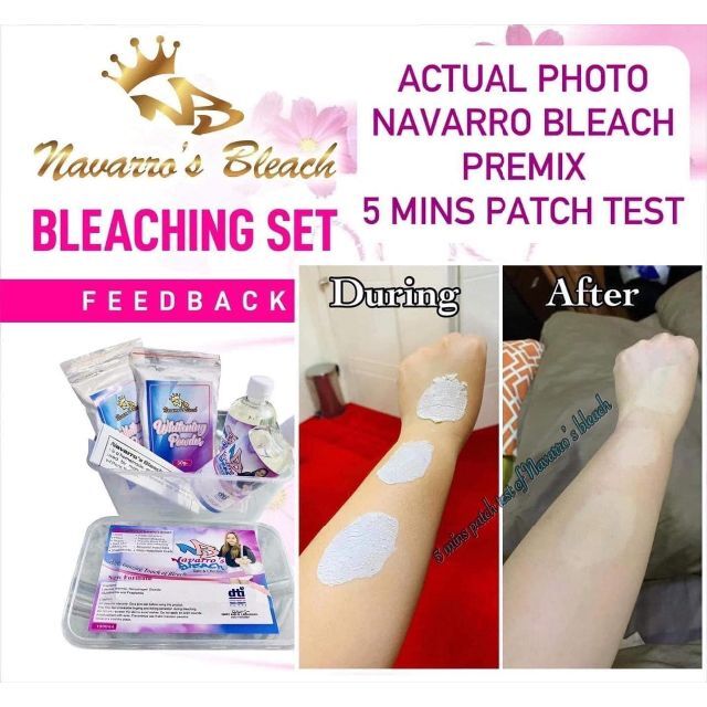 NAVARRO’S BLEACHING SET (PRE-MIX) コスメ/美容のボディケア(その他)の商品写真