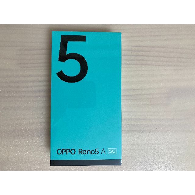 OPPO【新品未開封】OPPO Reno5 A eSIM simフリー/シルバーブラック