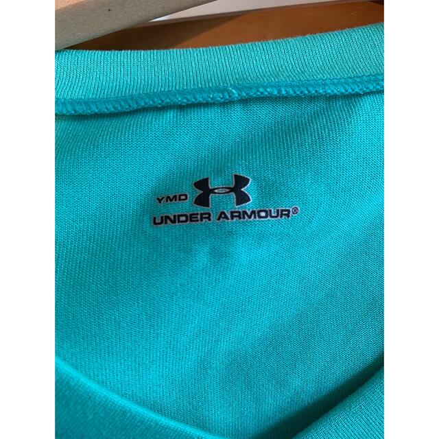 UNDER ARMOUR(アンダーアーマー)のYoo 様　専用！アンダーアーマー　半袖　Tシャツ　YMD 140グリーン キッズ/ベビー/マタニティのキッズ服女の子用(90cm~)(Tシャツ/カットソー)の商品写真