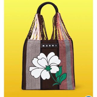 返品返金保証! マルニ ハンモックバック トートバック 花柄