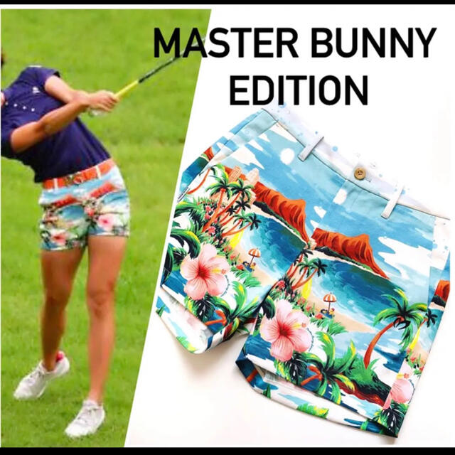 MASTER BUNNY EDITION レディース　ゴルフショートパンツ