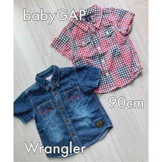 ベビーギャップ(babyGAP)のキッズ 半袖シャツ ２枚セット babyGap Wrangler 90cm 子供(ブラウス)