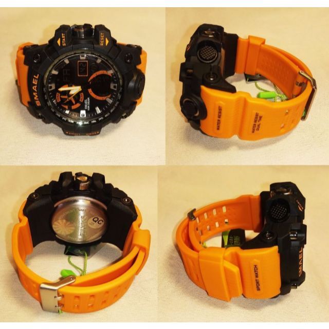 SMAEL 1545C スポーツウォッチ（オレンジ） メンズの時計(腕時計(デジタル))の商品写真