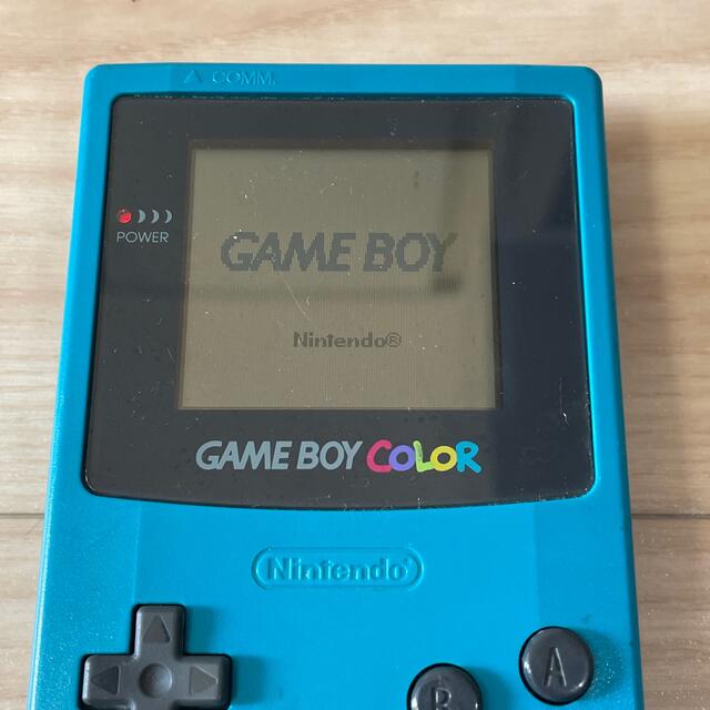 ゲームボーイ(ゲームボーイ)のゲームボーイカラー　本体　ブルー　ニンテンドー　Nintendo GBC エンタメ/ホビーのゲームソフト/ゲーム機本体(携帯用ゲーム機本体)の商品写真