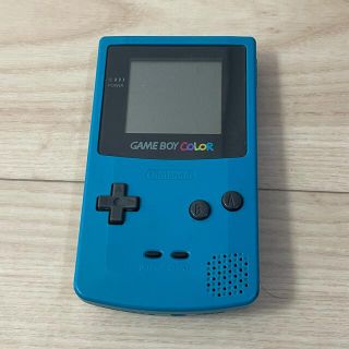 ゲームボーイ(ゲームボーイ)のゲームボーイカラー　本体　ブルー　ニンテンドー　Nintendo GBC(携帯用ゲーム機本体)