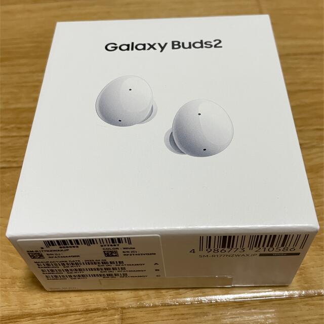 ヘッドフォンイヤフォンSAMSUNG ワイヤレスイヤホン GALAXY BUDS2 WHITE ONY