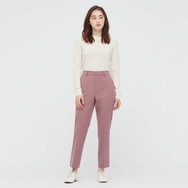 バーゲンで UNIQLO ユニクロ スマートアンクルパンツ ピンク Mサイズ