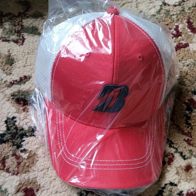 BRIDGESTONE(ブリヂストン)の新品☆ブリヂストン キャップ 赤 メンズの帽子(キャップ)の商品写真