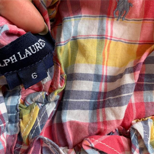 Ralph Lauren(ラルフローレン)のRALPH LAUREN  ラルフローレン　ブラウス　120cm キッズ/ベビー/マタニティのキッズ服女の子用(90cm~)(ブラウス)の商品写真