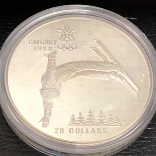 340ｇ 銀貨 カルガリー オリンピック 記念硬貨 20ドル 10枚