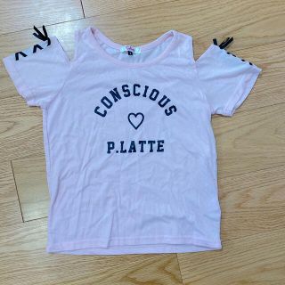 ピンクラテ(PINK-latte)のピンクラテ　オフショルダー　S(Tシャツ/カットソー)