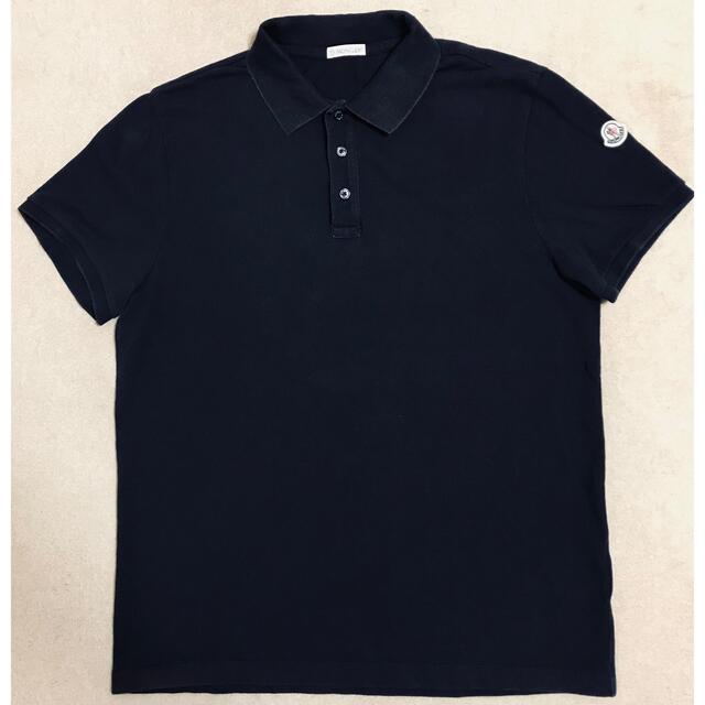 MONCLER(モンクレール)のモンクレール　襟ロゴプリントポロシャツ メンズのトップス(ポロシャツ)の商品写真