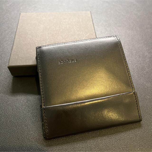 シリーズ最上級イタリア製定価abrAsus(アブラサス) 薄い財布　最上級ブッテーロレザーエディション