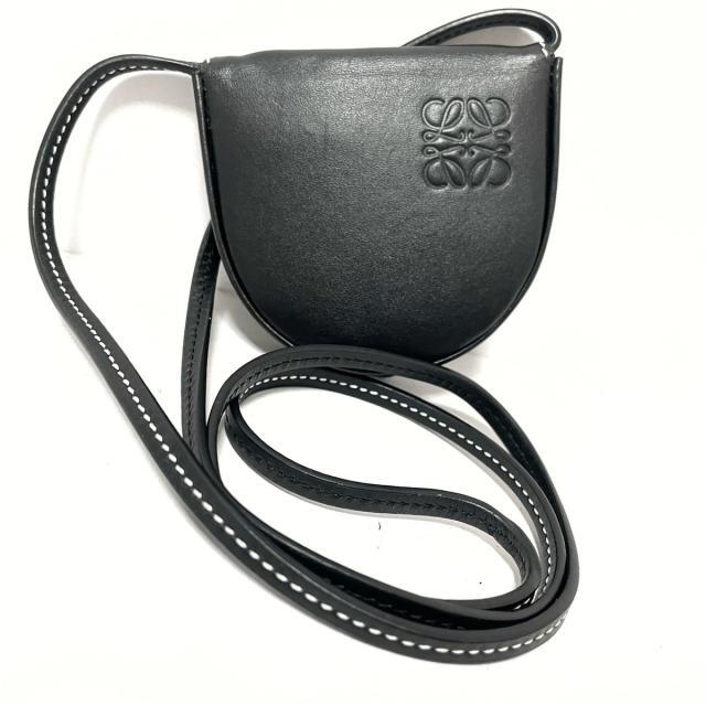 LOEWE(ロエベ)のLOEWE(ロエベ) コインケース - 黒 レザー レディースのファッション小物(コインケース)の商品写真