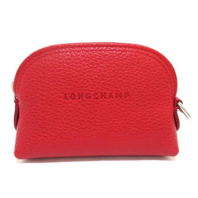 LONGCHAMP - ロンシャン コインケース - レッド レザーの通販 by