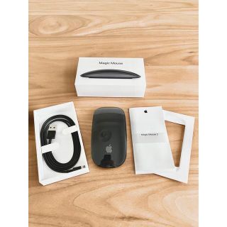 アップル(Apple)の【美品】Apple Magic Mouse 2 マジックマウス2 スペースグレー(PCパーツ)