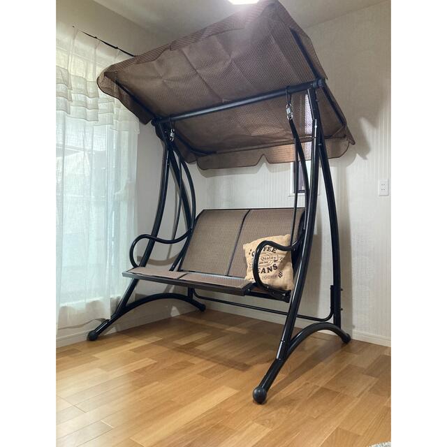 スイングベンチ 屋根付き屋外用ブランコの通販 by サマズカ's shop｜ラクマ