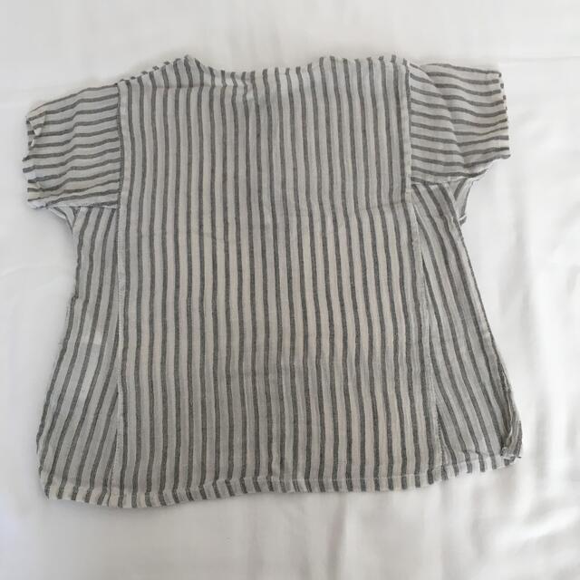 BONTON ブラウスサイズ4A キッズ/ベビー/マタニティのキッズ服女の子用(90cm~)(ブラウス)の商品写真