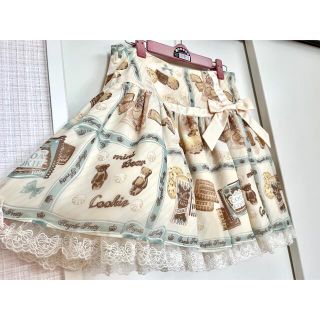 アンジェリックプリティー(Angelic Pretty)のアンジェリックプリティ  クリームクッキーコレクション(ひざ丈スカート)