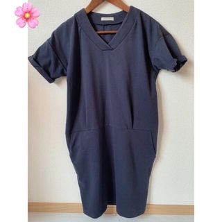 ショコラフィネローブ(chocol raffine robe)のchocol raffine＊robe＊ コクーンワンピース(ひざ丈ワンピース)