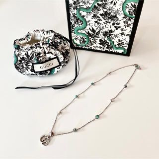 グッチ(Gucci)の【現行品・箱と巾着付き】GUCCI  グッチ　ネックレス　マザーオブパール GG(ネックレス)