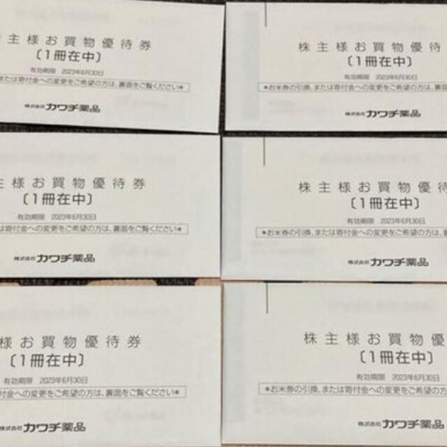 カワチ薬品 株主優待(30,000円分) 【2022春夏新作】 51.0%OFF