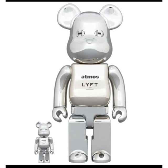 BE@RBRICK(ベアブリック)のBE@RBRICK atmos × LYFT 100％ & 400％ ハンドメイドのおもちゃ(フィギュア)の商品写真