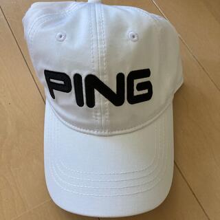 ピン(PING)のPING キャップ　ホワイト(その他)