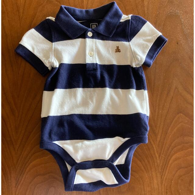 babyGAP(ベビーギャップ)のbabyGAP ポロシャツロンパース　12-18m キッズ/ベビー/マタニティのベビー服(~85cm)(ロンパース)の商品写真