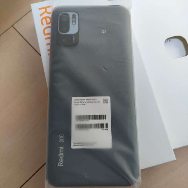 【新古品】Xiaomi Redmi Note 10JE 5G 本体 SIMフリー