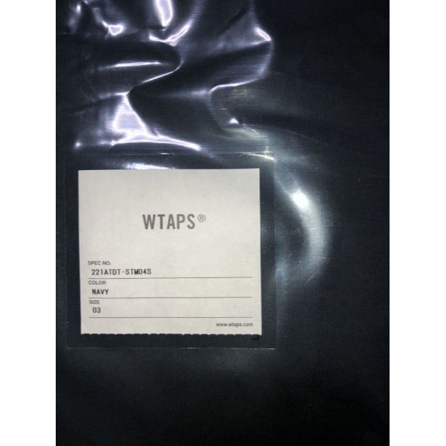 NAVY L 22SS WTAPS WHIP / SS / COTTON 2