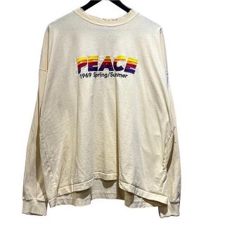 アンユーズド(UNUSED)のDAIRIKU 21SS PEACE Vintage Long Sleeve(Tシャツ/カットソー(七分/長袖))