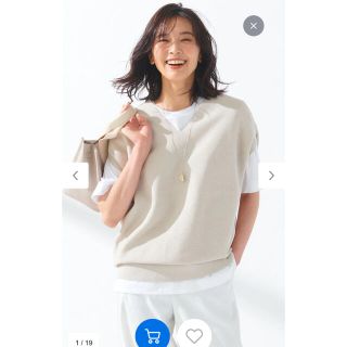 ニジュウサンク(23区)の23区＊ノースリブニット　(Tシャツ(半袖/袖なし))