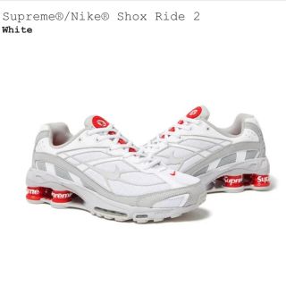 シュプリーム(Supreme)のSupreme × Nike Shox Ride 2 "White/Grey (スニーカー)