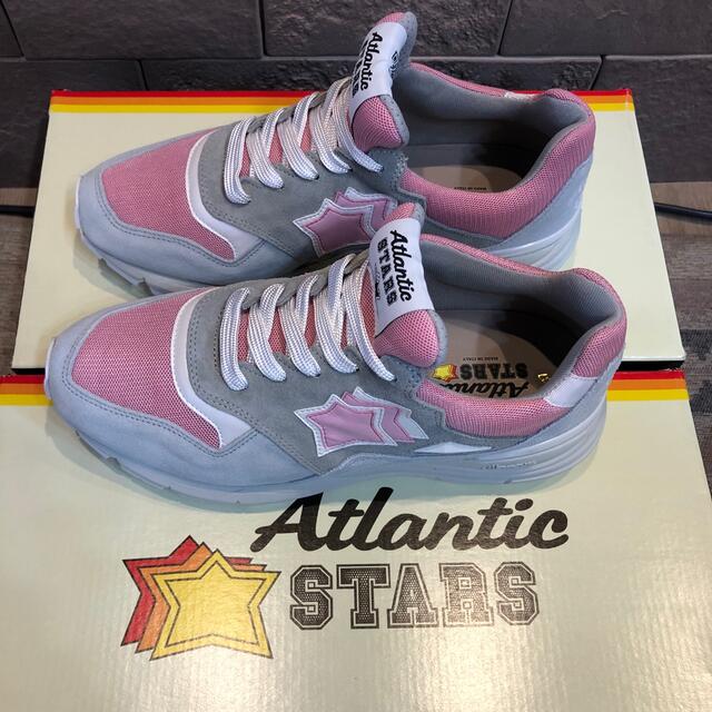 Atlantic STARS - EU38 ピンク&ライトグレー【新品】アトランティック