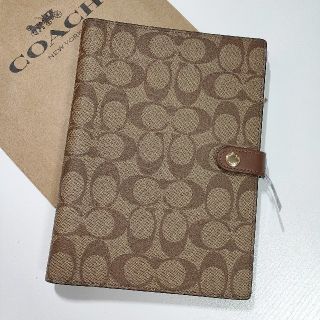 コーチ(COACH)の人気★COACH コーチ シグネチャキャンバス ノートブック ノートカバー(ノート/メモ帳/ふせん)