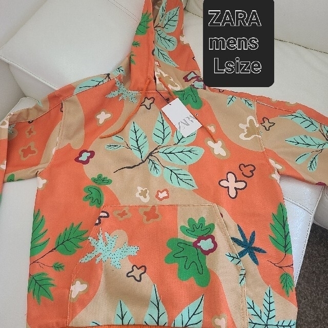 ZARA(ザラ)の【値下げ】ZARA Men's　パーカー　トレーナー　未使用 メンズのトップス(パーカー)の商品写真