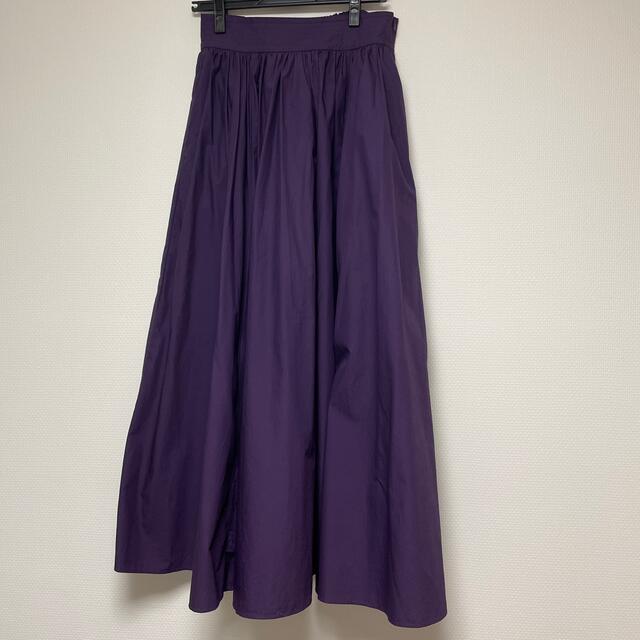MICA & DEAL ボリュームマキシスカート カラー：パープル サイズ：38 レディースのスカート(ロングスカート)の商品写真