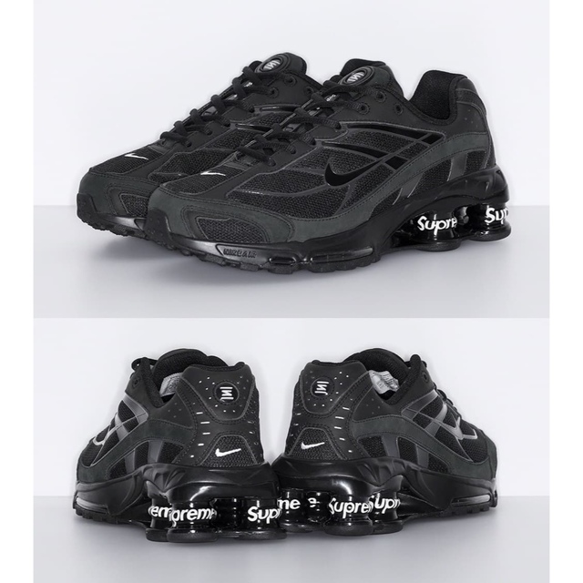 Supreme Nike Shox Ride Black 28cm US10