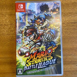 ニンテンドースイッチ(Nintendo Switch)の美品 マリオストライカーズ MARIO STRIKERS(ゲーム)