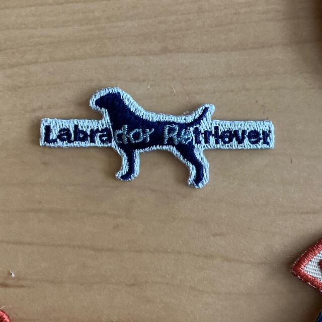 Labrador Retriever(ラブラドールリトリーバー)のラブラドールリトリーバー　ワッペンセット ハンドメイドの素材/材料(各種パーツ)の商品写真