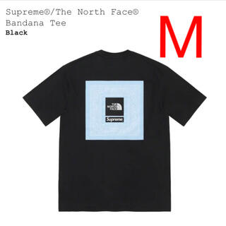 シュプリーム(Supreme)のSupreme / The North Face Bandana Tee黒M(Tシャツ/カットソー(半袖/袖なし))
