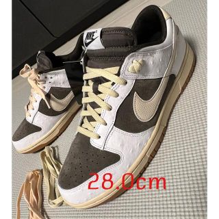 ナイキ(NIKE)のNIKE ダンク アンロックド AJ1 トラヴィス リバースモカ風(スニーカー)